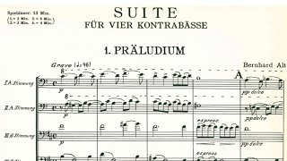 Bernhard Alt - Suite For 4 Double Basses 1933