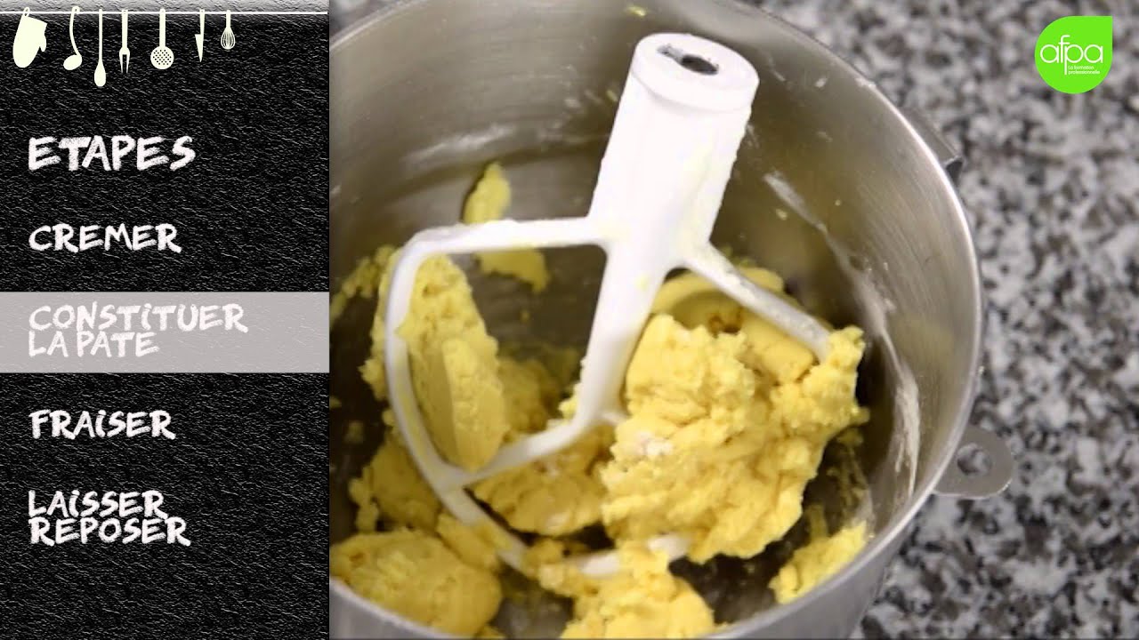 Pâte sablée au batteur