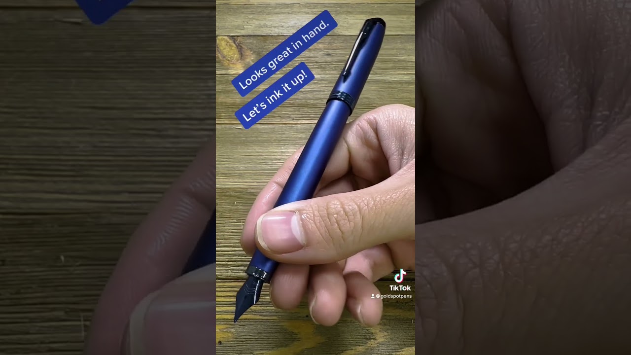 Parker IM Monochrome Blue fountain pen 