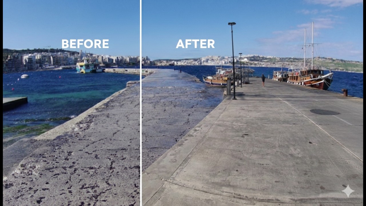 Bugibba Malta has a new jetty