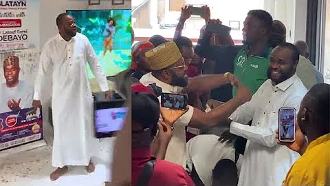 Afrimek Nollywood Birthday Surprise for Femi Adebayo @ Home