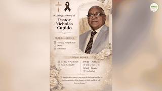 Memorial Service of late Pastor Nicholas Cupido