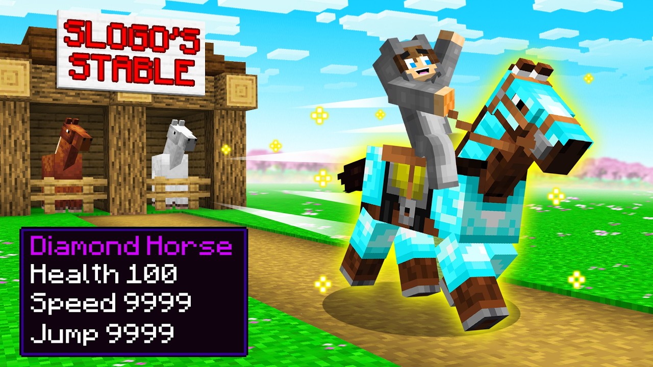 I Got An Illegal Horse in Minecraft Cherry Island!