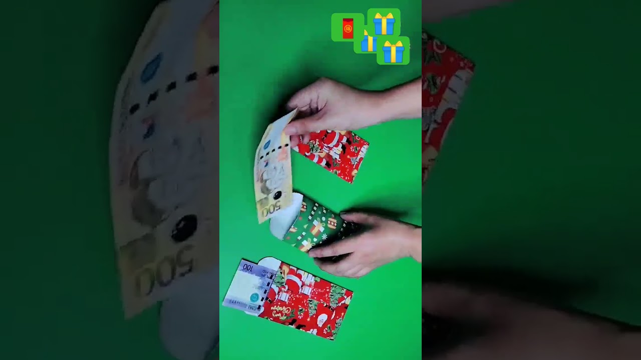 Cash Christmas Gift|DIY Christmas Envelope 