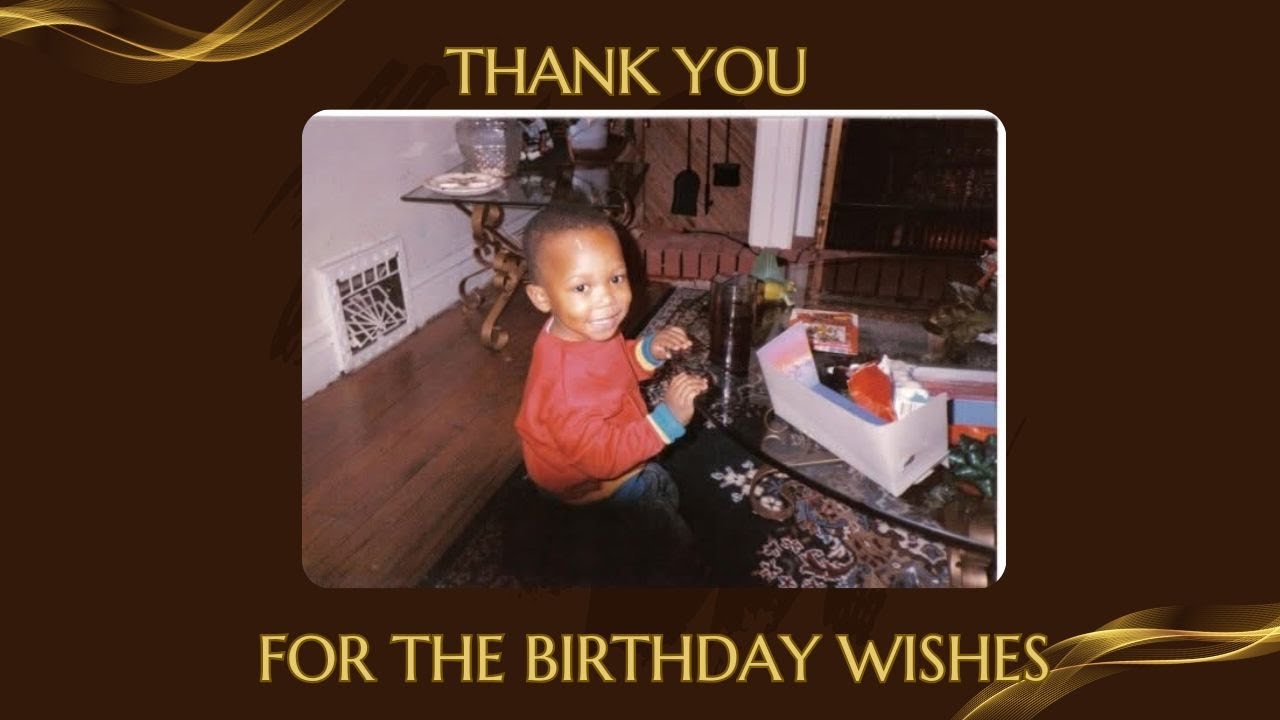 40th Birthday Thank You