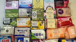 KOREAN SOAP OPENING HAUL UNPACKING /no talking/