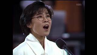 이선희 - '그리운 금강산'(연주. KBS팝스오케스트라) 【쇼 토요특급, 1991】 | Lee Sun Hee