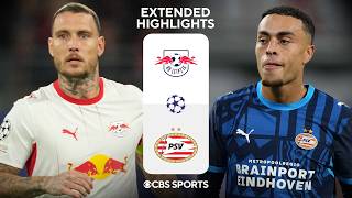 RB Leipzig vs. PSV: Extended Highlights | UCL League Phase MD 2 | CBS Sports Golazo