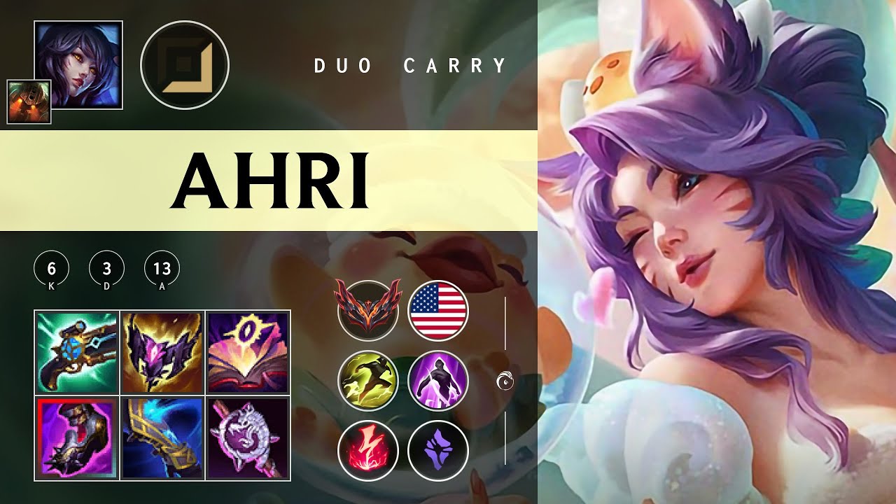 Ahri Carry vs Sivir - NA Grandmaster Patch 25.23