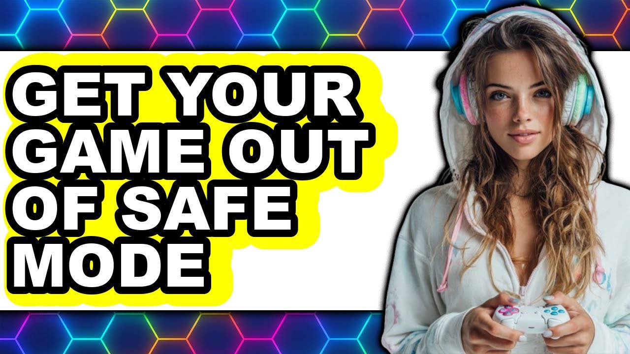 How to Get Your Game Out of Safe Mode (only Way) - YouTube