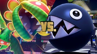 Mario Tennis Aces Petey Piranha Vs. Chain Chomp