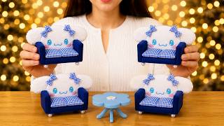 DIY Kawaii Cinnamoroll Sofa ☁️ Made from Cardboard! screenshot 4