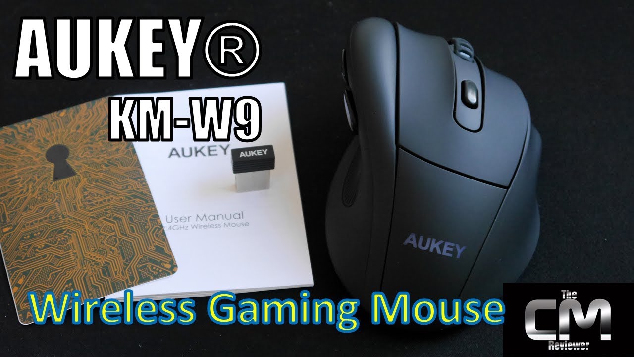 AUKEY KM-W9 Test - 2.4GHz Wireless Gaming Mouse - Funkmaus mit 6 einstellbare DPI-Stufen