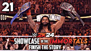WWE 2K24 - 2K SHOWCASE - Ep 21 - Finish The Story | Roman Reigns vs Cody Rhodes