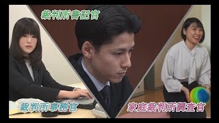 裁判所の職種を紹介します！