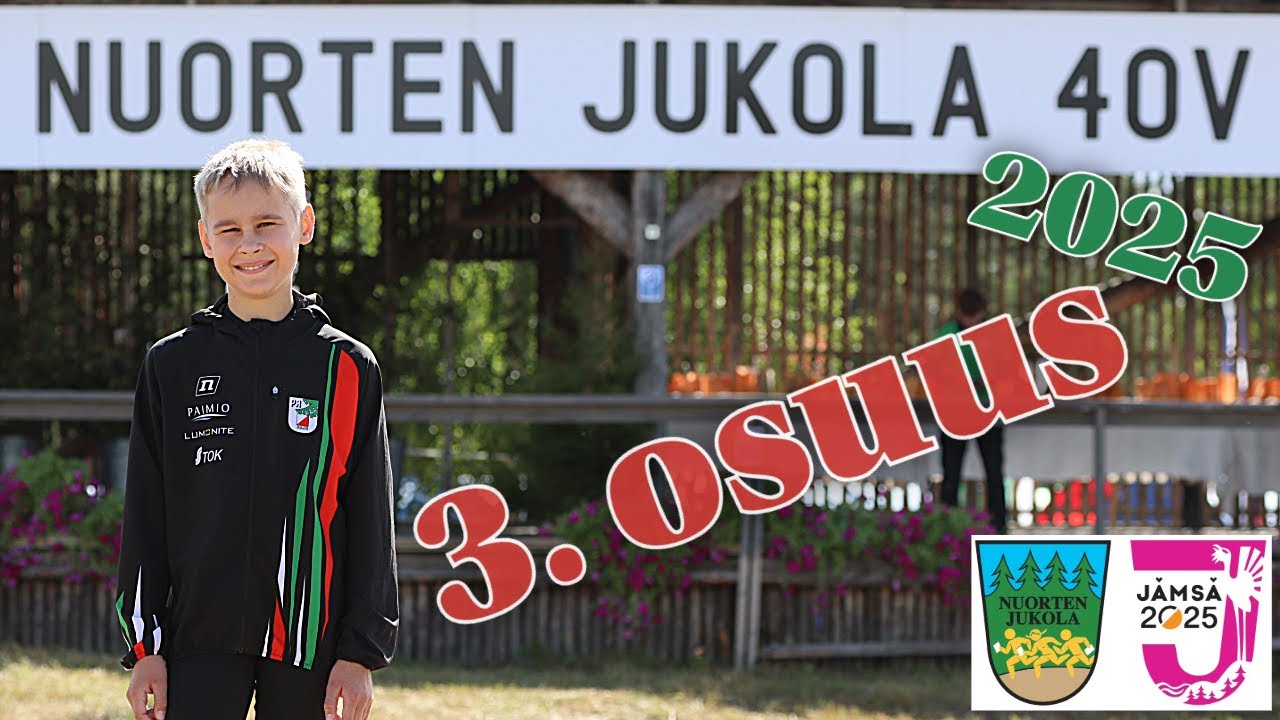 🏃‍♂️ Nuorten Jukola 2025 – 3. osuus Jämsänkosken Myllymäessä 🏞️