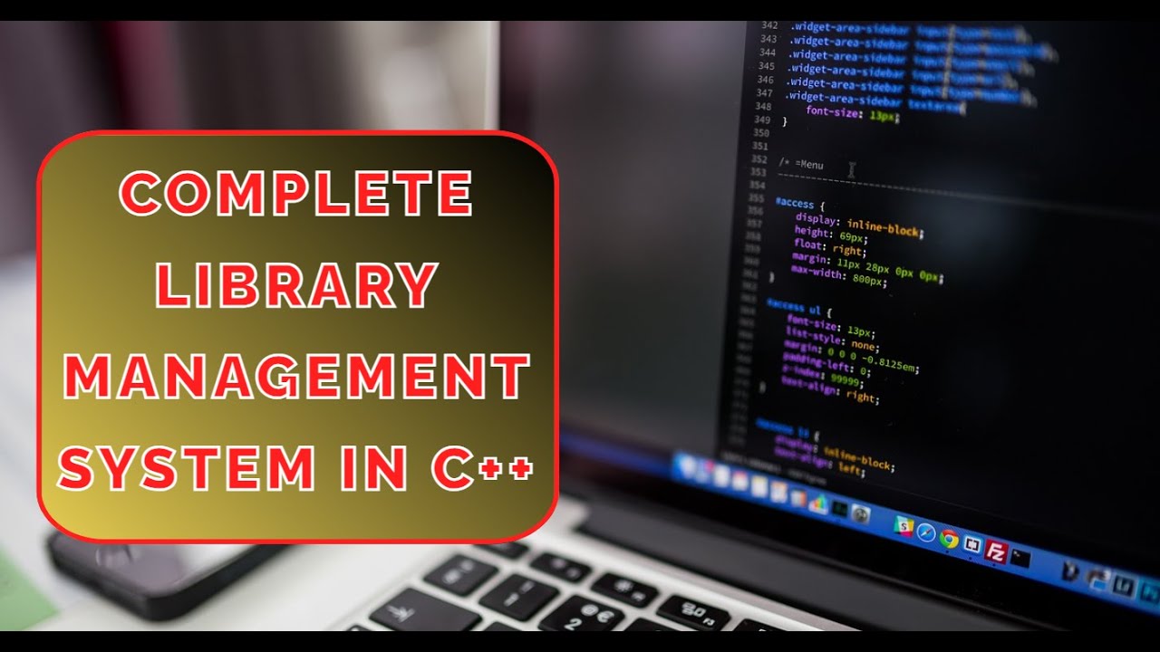 Library management system complete project in c++ | Without OOP /simple ...