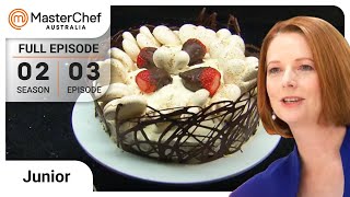 Baking & Pasta Showdown | MasterChef Australia Junior | S02 EP03