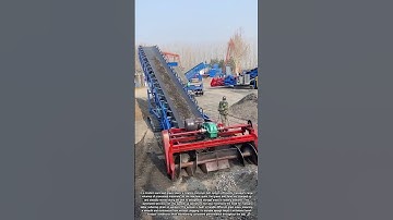 Rotating Conveyor System Transferring Sand and Gravel in a Processing Facility