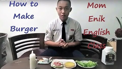 Procedure Text How to Make Burger