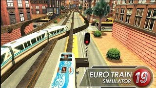 Euro train simulator 19 | train wala game | train gadi game | rail gadi game screenshot 5