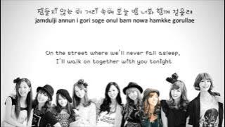 [Karaoke Instrumental w/ Backup Vocals] SNSD - Romantic Street [Eng Rom Han] HD