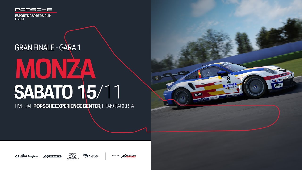 Porsche Esports Carrera Cup Italia 2025 - Finale 1