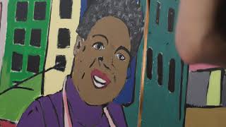 Paint by Numbers, a Bayview Community Mural by Paint the Void, TogetherSF, SFAAFBC + Joe Colmenares