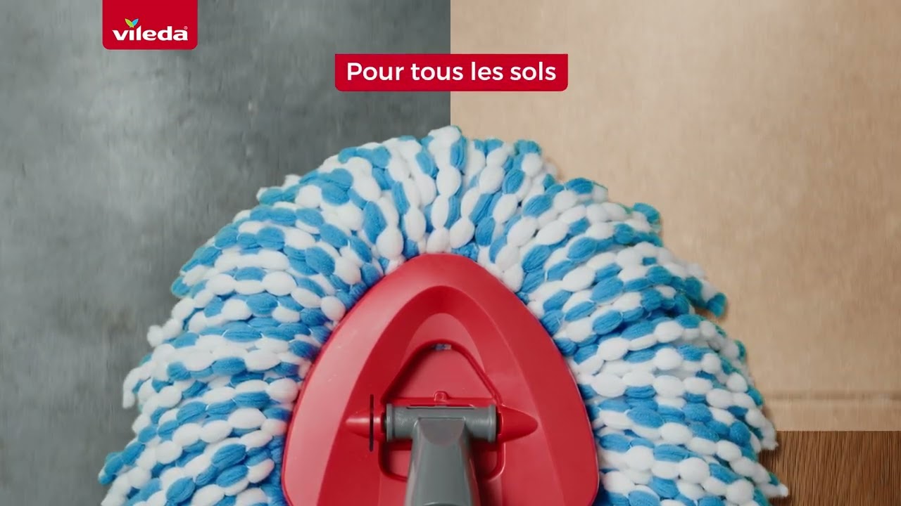 Le nouveau système rotatif à pédale VILEDA H2PRO