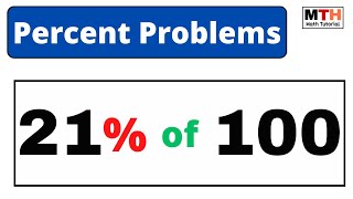 What is 21 percent of 100 (21% of 100)