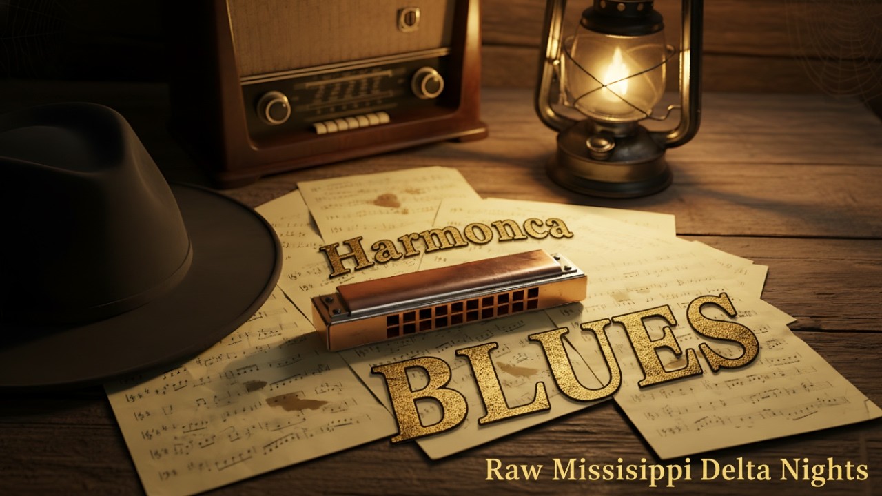Dark Desert Harmonica Blues Vol. 10 – Raw Mississippi Delta Instrumental