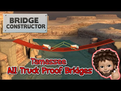 Bridge Constructor+ - All The Tamassee Truck Proof Bridges Walkthrough | Apple Arcade