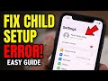Finish Child Setup Iphone Problem Solved | how to remove child setup on iphone | Aged 12 or younger