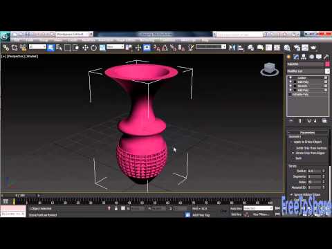 How To Collapse The Modifiers Stack : Tutorial Autodesk 3Ds Max 2013