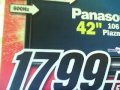 Panasonic 42" 106 cm Plazma TV 1799 TL / $1175