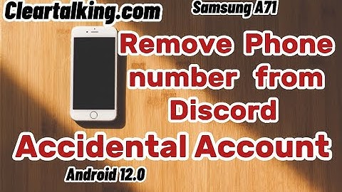 How to remove phone number from Discord accidental account? #Discord #Account #contact