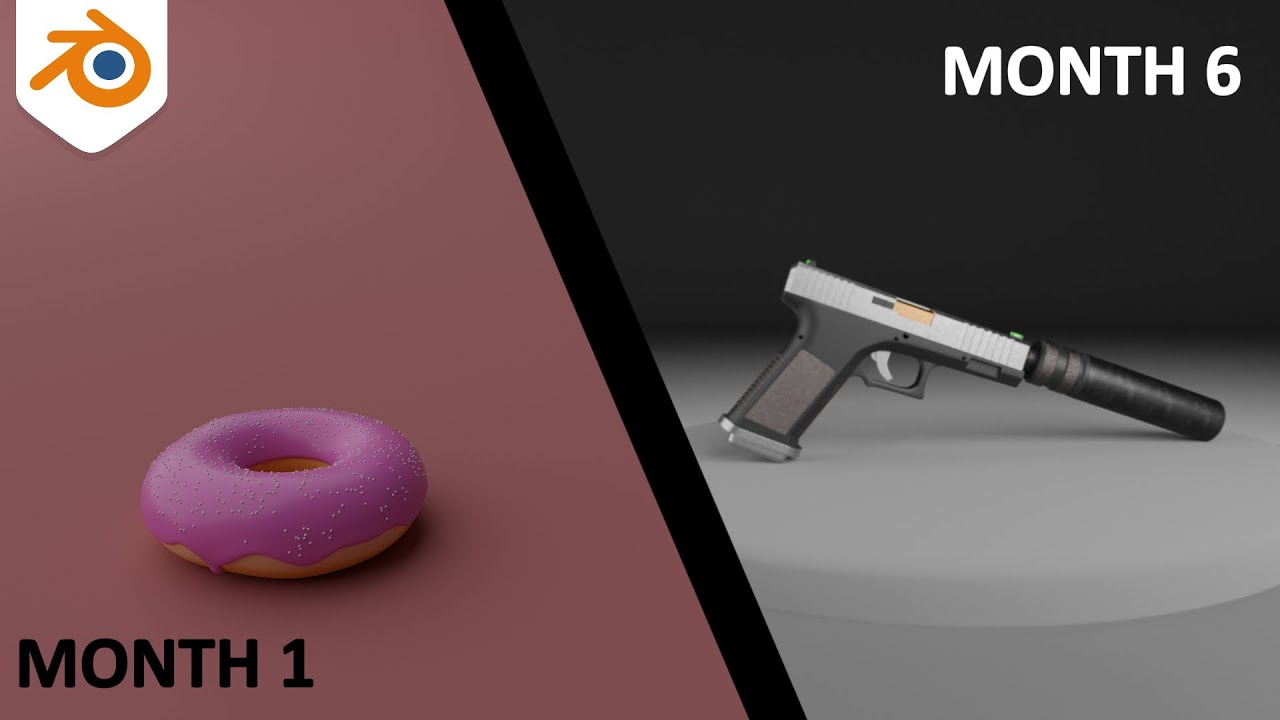 My 6 Month Blender Progression - YouTube