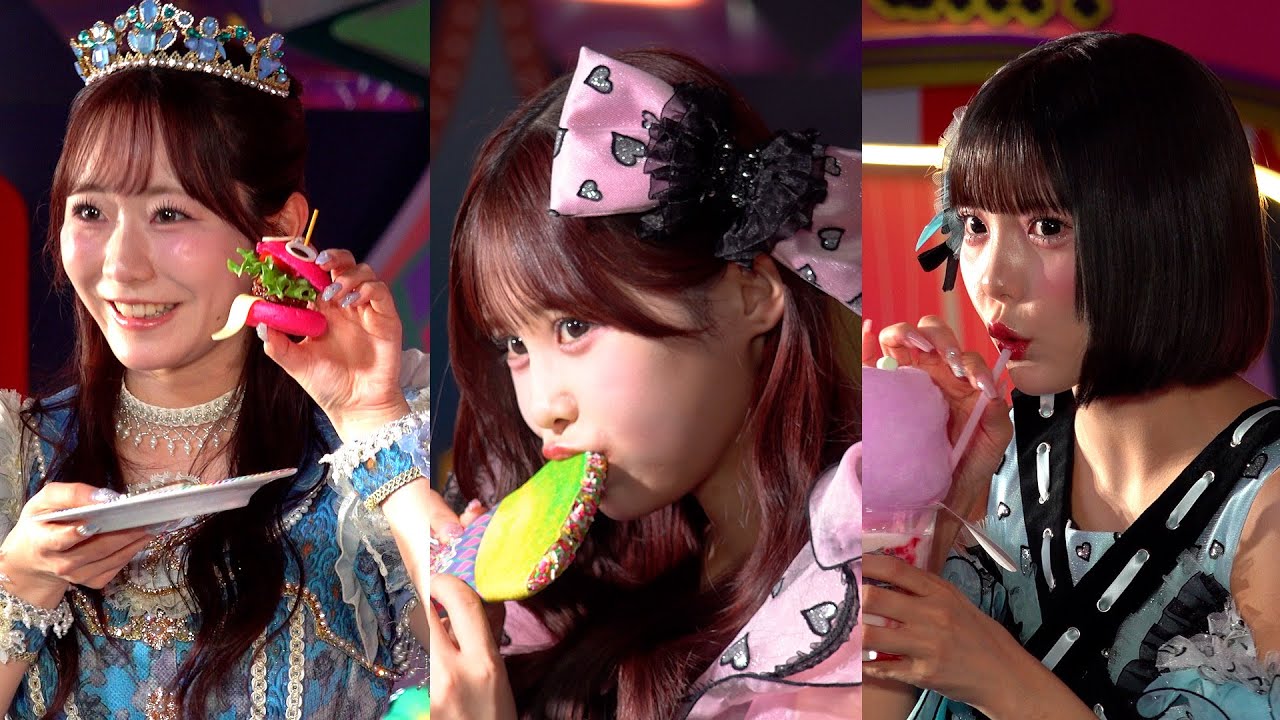FRUITS ZIPPER＆CANDY TUNE、バラエティ色全開で食レポをがんばる