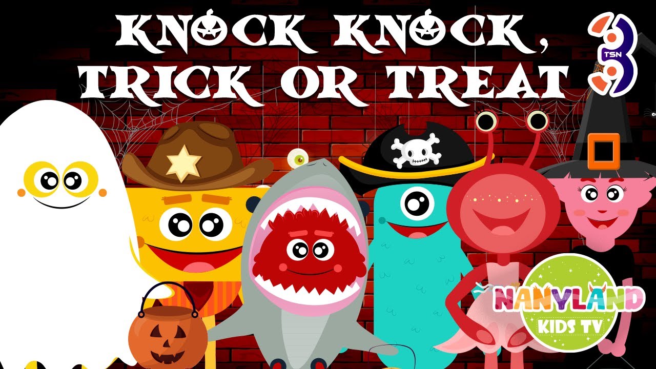 Knock Knock Trick Or Treat Part 2 Knock Knock, Trick Or Treat? | Halloween Song | Nursery Rhymes For