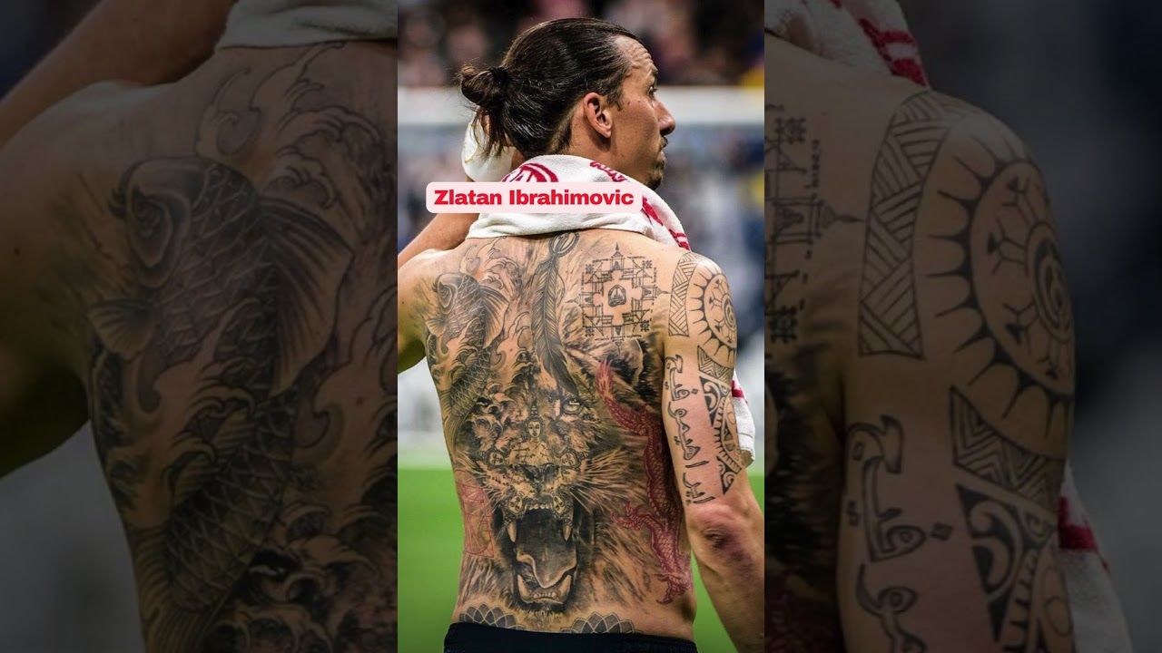 Top 10 Footballers with Craziest Back Tattoos 