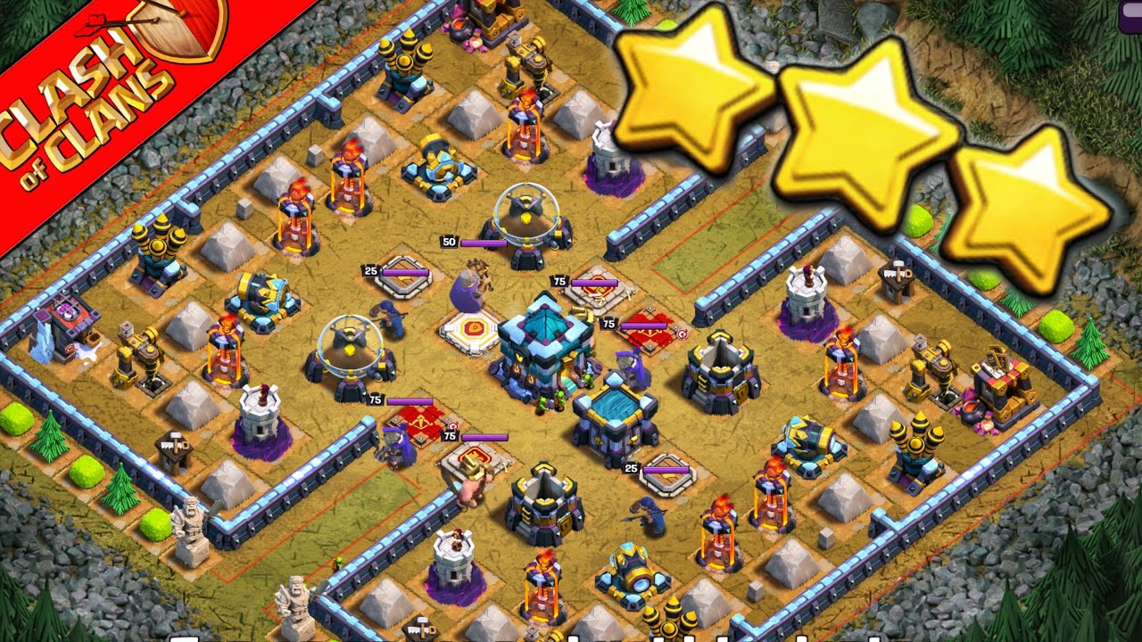 How to Three Star Last town hall 13 challenge easily ! Coc Update