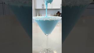Jack Frost Drink ❄️ #christmas #drink #cocktail #mocktail #satisfying #viralvideo #fypシ゚viral #fyp