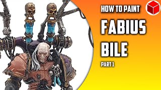 How To Paint Fabius Bile #1 - Armour, Metalics and Vials
