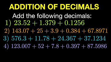 Addition of Decimals (Tagalog/Filipino Math)