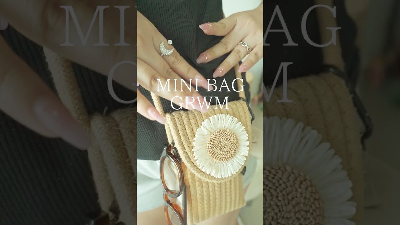 【バッグの中身】大荷物卒業！手ぶら気分で出かける主婦のリアルな朝の準備。生活音ASMR GRWM