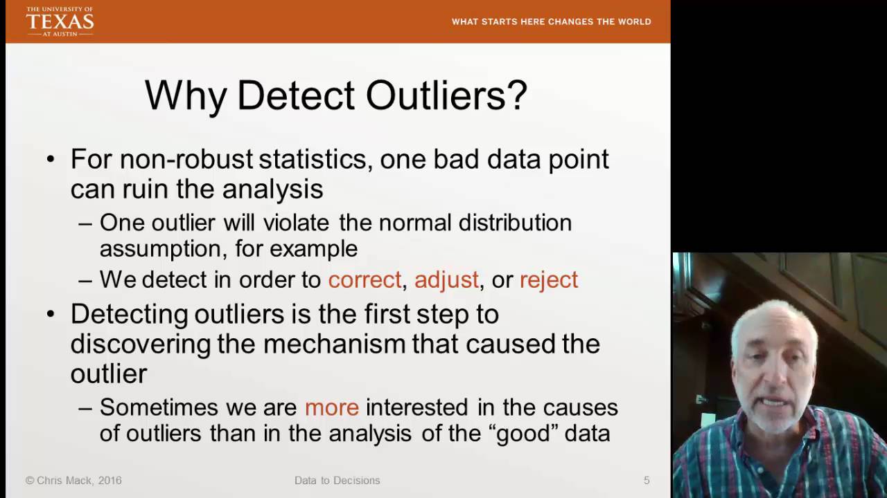 Lecture17 (Data2Decision) Testing for Outliers, part 1