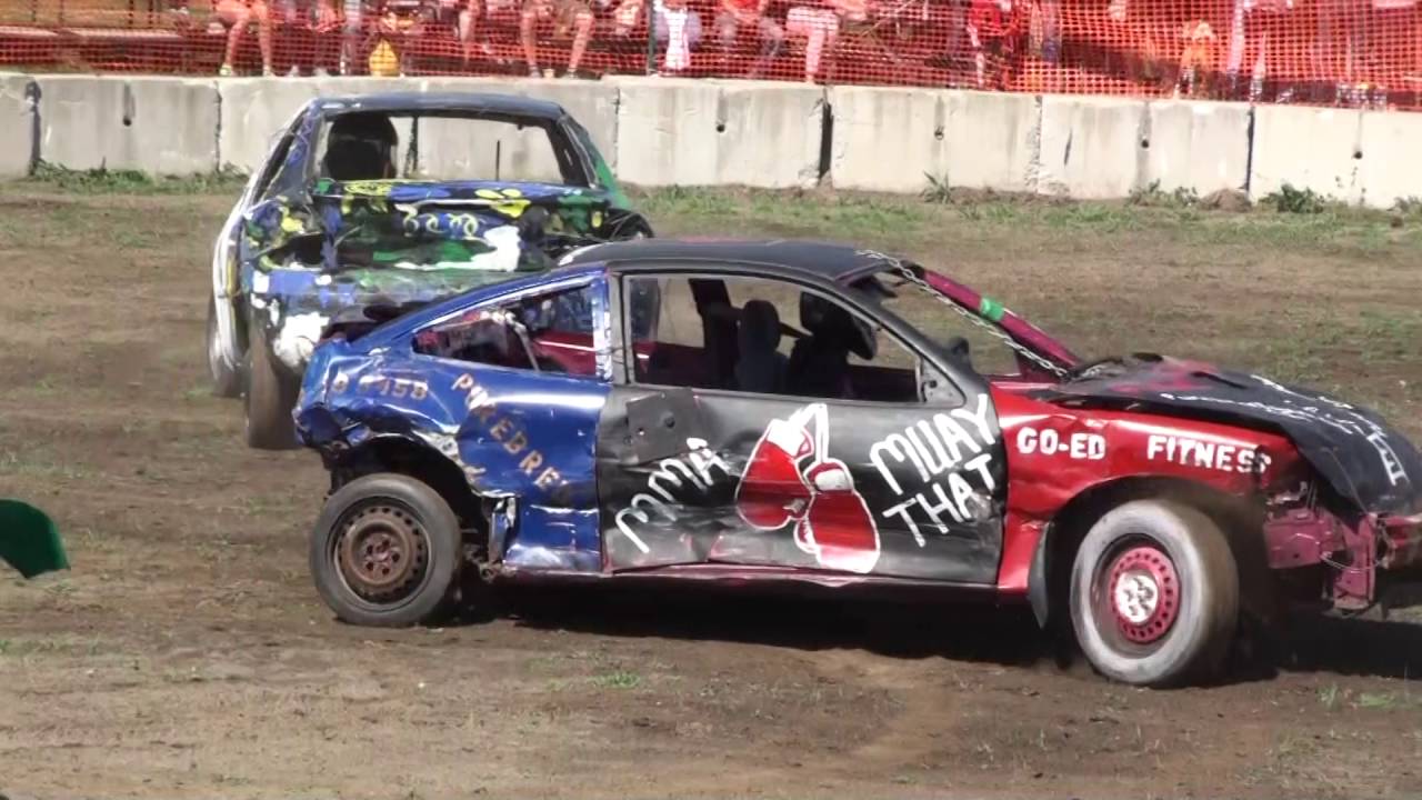 Forest Fair Demolition Derby 2016 Powder Puff YouTube