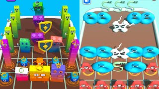 Merge Alphabet Lore Vs Number Cube Run - Merge Battles Gameplay - Ios, Android Part 2