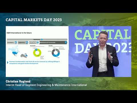 Bilfinger Capital Markets Day 2023 in Frankfurt: Presentation of the Segment E&M International