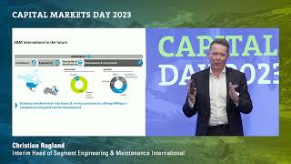 Bilfinger Capital Markets Day 2023 in Frankfurt: Presentation of the Segment E&M International